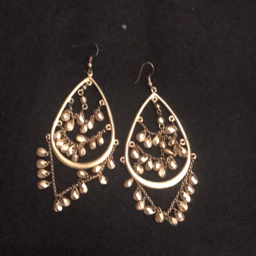 Gold earrings